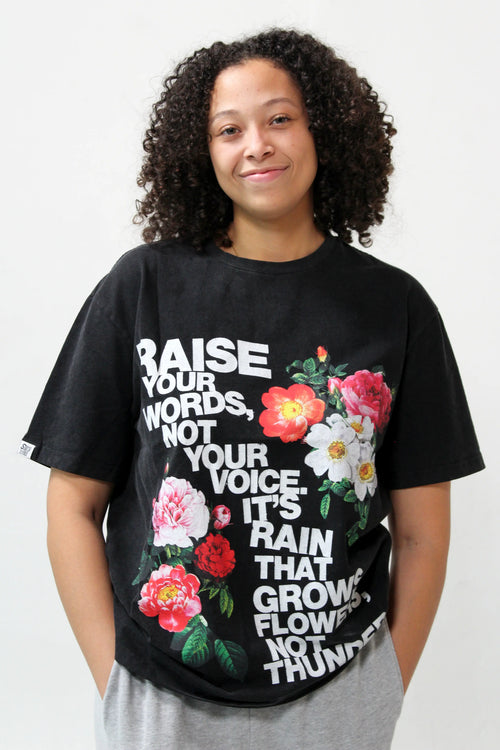 Raise Your Words Tee Story To Tell Clothing